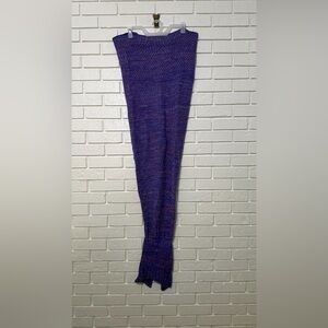 Mermaid Tail Knit Blanket | Cozy Throw | Purple | New With Tags